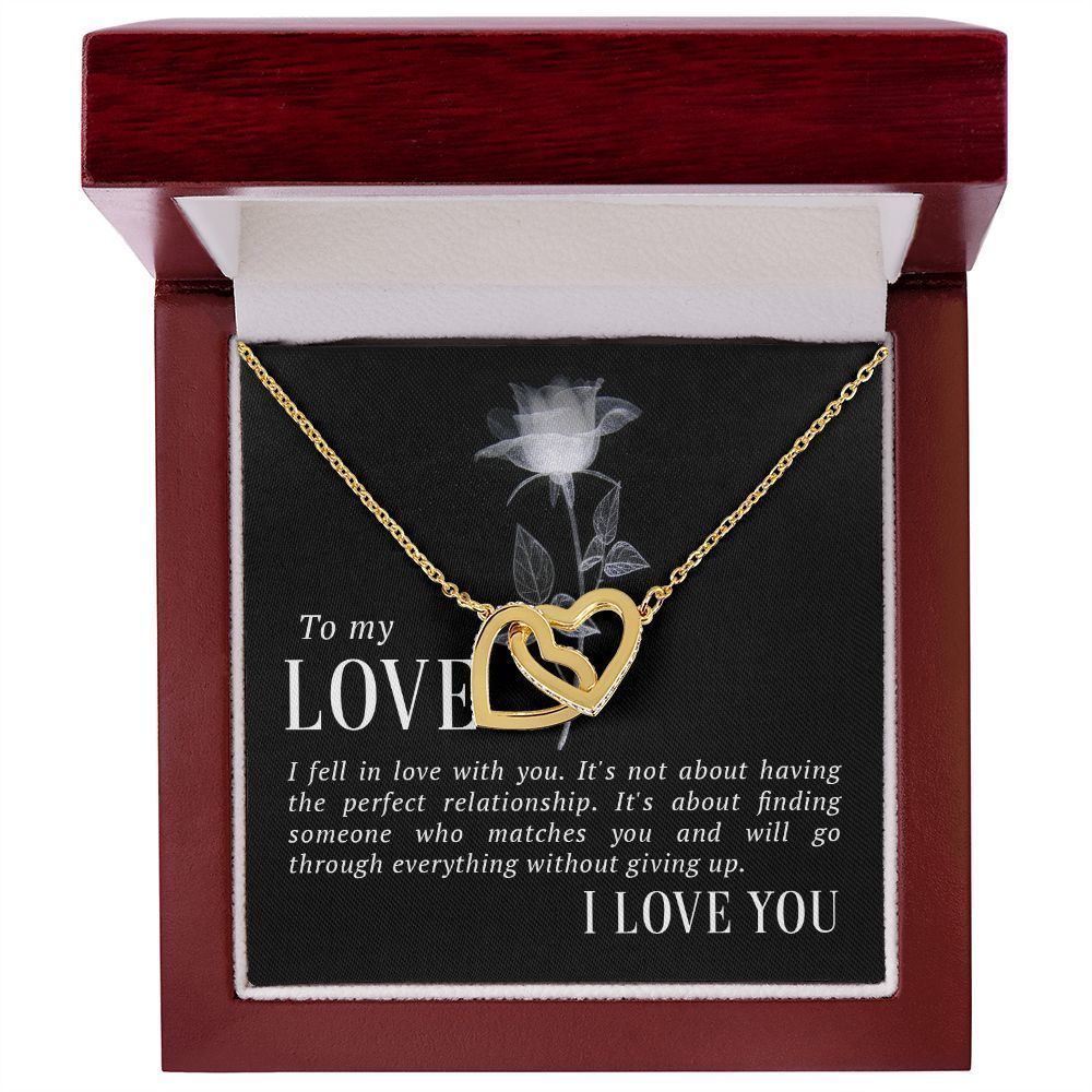 To My Love I Fell in Love Inseparable Necklace